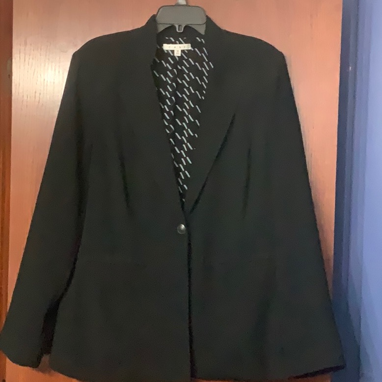 Cabi 717 Womens Black City Blazer